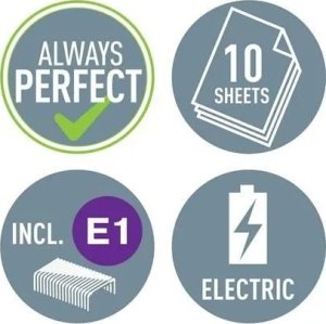 Zszywacz Leitz Zszywacz elektryczny na baterie WOW biały 3 lata gwarancji 10 kartek 6