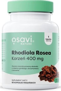 Osavi Osavi - Rhodiola Rosea Korzeń, 400mg, 60 vkaps 1