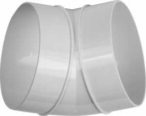 AWENTA Kolano kanału Awenta KO125-23/45 okrągłego 45 stopni fi125mm 4