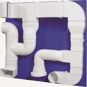 AWENTA Kolano kanału Awenta KO125-23/45 okrągłego 45 stopni fi125mm 5