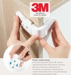 Triton Zabezpieczenie kątowe szafki i szuflady- 3szt 8