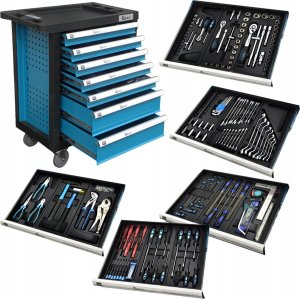 Wózek narzędziowy Geko Szafa narzędziowa z wyposażeniem (272el) G10830 GEKO 15