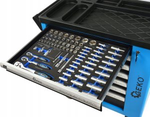 Wózek narzędziowy Geko Szafa narzędziowa z wyposażeniem (243el) G10833 GEKO 11