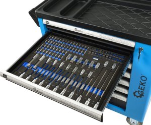 Wózek narzędziowy Geko Szafa narzędziowa z wyposażeniem (243el) G10833 GEKO 12