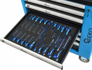 Wózek narzędziowy Geko Szafa narzędziowa z wyposażeniem (243el) G10833 GEKO 13