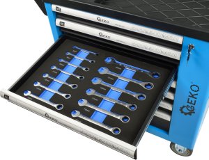 Wózek narzędziowy Geko Szafa narzędziowa z wyposażeniem (243el) G10833 GEKO 15