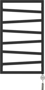 Grzejnik łazienkowy Sourcing ZIGZAG 835X500 MOA WITH OIL MET GREY 1