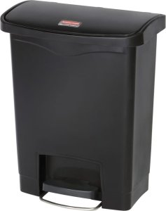 Rubbermaid Rubbermaid Kosz z pedałem Slim Jim, 30 L, czarny 1