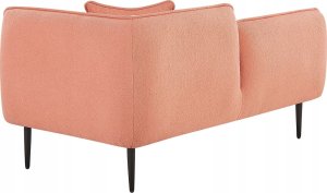 Beliani Szezlong boucle prawostronny różowy CHEVANNES 5