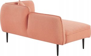 Beliani Szezlong boucle prawostronny różowy CHEVANNES 6