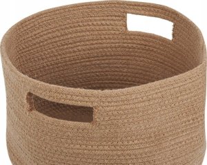 Beliani Zestaw 2 koszy bawełnianych beżowy CHINIOT 3