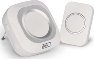 Emos Dzwonek bezprzewodowy Emos P5733W AC, biały 2