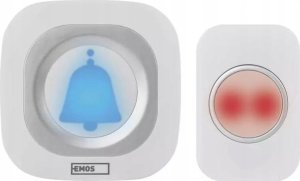Emos Dzwonek bezprzewodowy Emos P5733W AC, biały 5