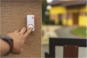 Emos Dzwonek bezprzewodowy Emos P5750.2T bezbateryjny przycisk 13