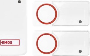 Emos Dzwonek bezprzewodowy Emos P5750.2T bezbateryjny przycisk 5