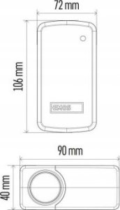 Emos Dzwonek bezprzewodowy Emos P5750 bezbateryjny przycisk 12