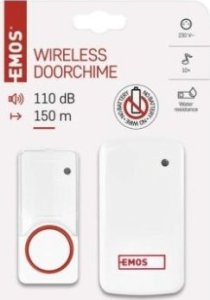 Emos Dzwonek bezprzewodowy Emos P5750 bezbateryjny przycisk 13