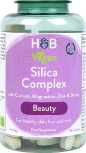 Holland & Barrett Holland & Barrett - Kompleks Krzemionki, Vegan Silica Complex, 90 tabletek 1