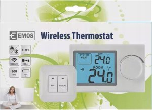 Emos Termostat bezprzewodowy Emos P5614 odbiornik 230V do systemu ogrzewania/chłodzenia biały 4