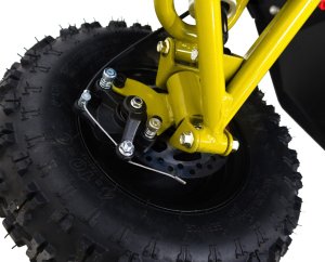 Triton Quad HIPERFECT na akumulator Żółty 35km/h + Silnik bezszczotkowy 1000W + Koła pompowane + Regulacja siedzenia 12