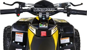 Triton Quad HIPERFECT na akumulator Żółty 35km/h + Silnik bezszczotkowy 1000W + Koła pompowane + Regulacja siedzenia 16