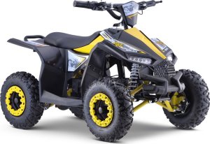 Triton Quad HIPERFECT na akumulator Żółty 35km/h + Silnik bezszczotkowy 1000W + Koła pompowane + Regulacja siedzenia 4