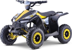 Triton Quad HIPERFECT na akumulator Żółty 35km/h + Silnik bezszczotkowy 1000W + Koła pompowane + Regulacja siedzenia 5