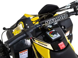 Triton Quad HIPERFECT na akumulator Żółty 35km/h + Silnik bezszczotkowy 1000W + Koła pompowane + Regulacja siedzenia 8