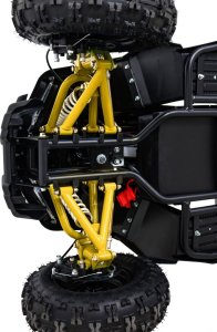 Triton Quad HIPERFECT na akumulator Żółty 35km/h + Silnik bezszczotkowy 1000W + Koła pompowane + Regulacja siedzenia 10