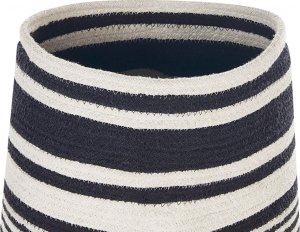 Beliani Kosz bawełniany biało-czarny ARRAH 3