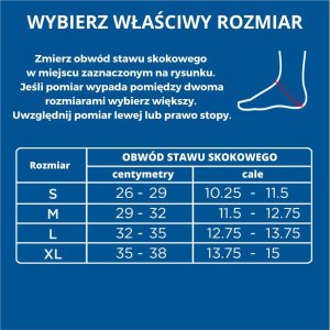 Zamst Stabilizator stawu skokowego Zamst Filmista Ankle Lewy S 2