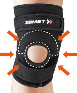 Zamst Stabilizator rzepki Zamst JK-2 XL 3