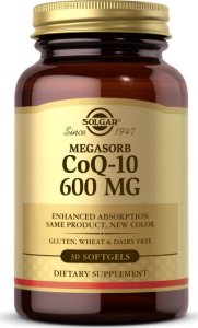 Solgar Solgar Megasorb Koenzym Q10 600 mg - 30 kapsułek 1