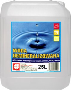 Woda Bomar Woda demineralizowana destylowana 25L Woda demineralizowana destylowana 25L 1