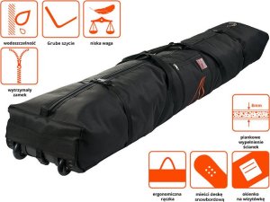 Snowsport Pokrowiec snowboardowy na kółkach SnowSport Prestige Snowboard Bag Roller 2023 1