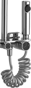 Zestaw prysznicowy Rea Prysznicowy HELIX Chrom 6