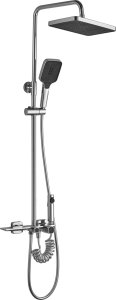 Zestaw prysznicowy Rea Prysznicowy HELIX Chrom 9