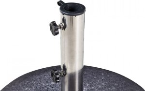 Beliani Podstawa pod parasol okrągła ⌀ 45 cm czarna CEGGIA 2