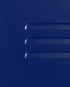 Beliani Szafa biurowa metalowa granatowa FROME 12