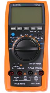 EnergyLab Multimetr automatyczny True RMS bargraf 3