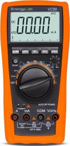 EnergyLab Multimetr automatyczny True RMS bargraf 4