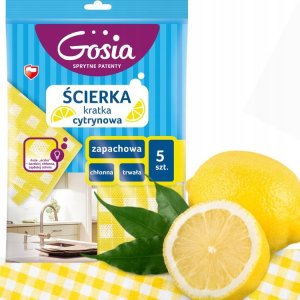 Politan Gosia Gosia Ścierka Cytrynowa Kratka 33x48cm 5szt 7856... 3