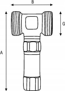 Samee Zawór antyzamarzaniowy QS DN 40 do pomp ciepła 3