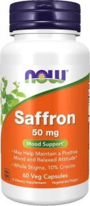 NOW Foods NOW Foods - Szafran, 50mg, 60 vkaps 1