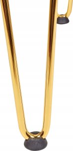 Beliani Toaletka 2 szuflady lustro LED ze stołkiem biało-złota CAEN 10