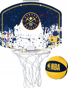 Wilson Wilson NBA Team Denver Nuggets Mini Hoop WTBA1302DEN Niebieskie One size 1