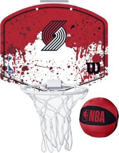 Wilson Wilson NBA Team Portland Trailblazers Mini Hoop WTBA1302POR Czerwone One size 1