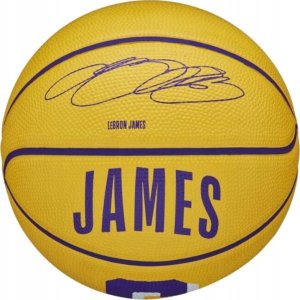 Wilson Wilson NBA Player Icon Stephen Curry Mini Ball WZ4007401XB białe 3 4