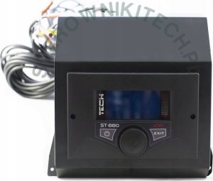 Tech Sterownik ST-880 zPID do kotła zasypowego czarny 2