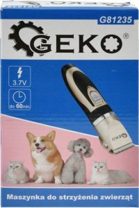 Geko Maszynka do strzyżenia zwierząt domowych G81235 GEKO Akumulatorowa + Akumulator 1,0 Ah + Ładowarka 11